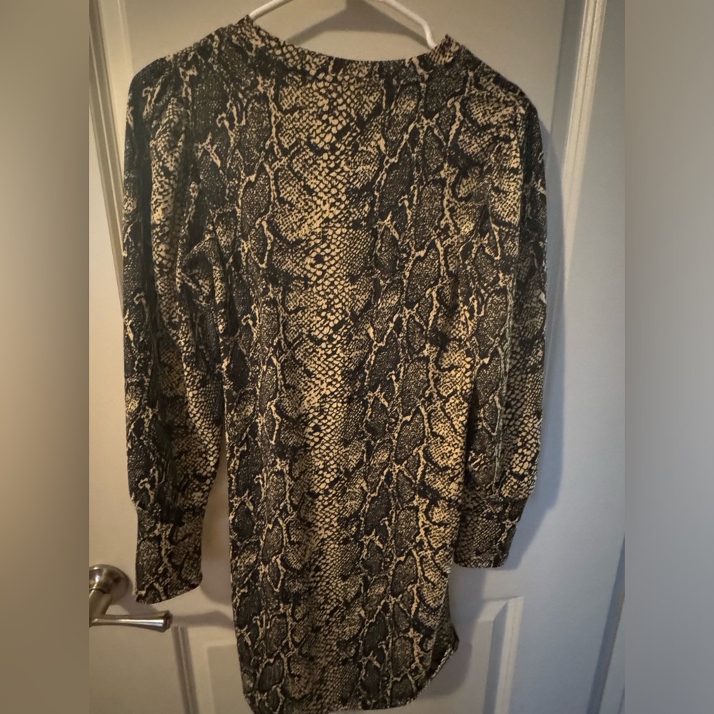 Topshop Snake Dress